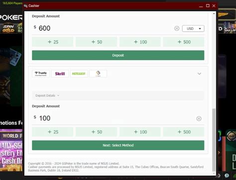 GGPoker Deposit Methods .